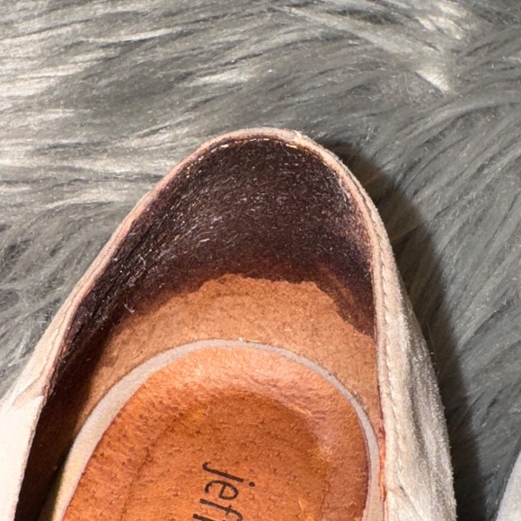 EUC Jeffrey Campbell Anthropologie Canela Woven Oxfords Tie Front Beige Size 9 - Picture 12 of 12